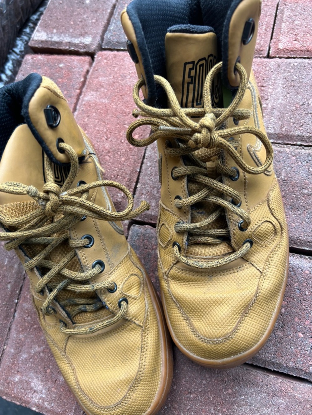 Nike Men's Son of Force Mid Winter High Top Sneakers Wheat High Casual Boots 9